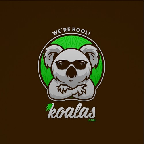 Koala mascot logo