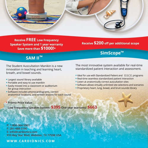 A Summer Promo Flyer for Cardionics