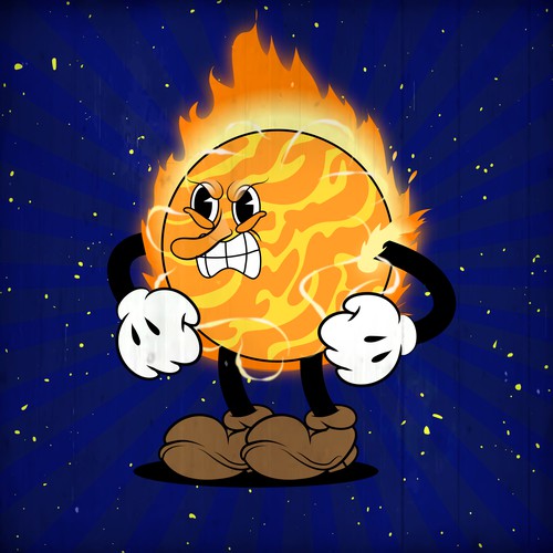 NFT mascot Sun inspired