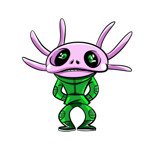Salamander character design