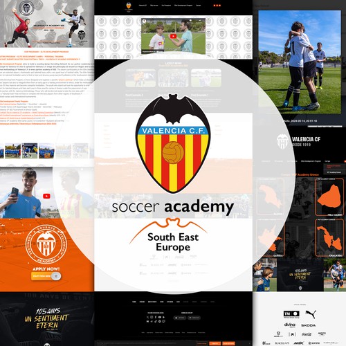 Valencia Summer camp Web design