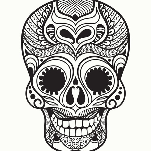 design a dead skull
