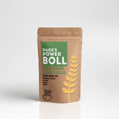 Packaging for the Page's Power Boll