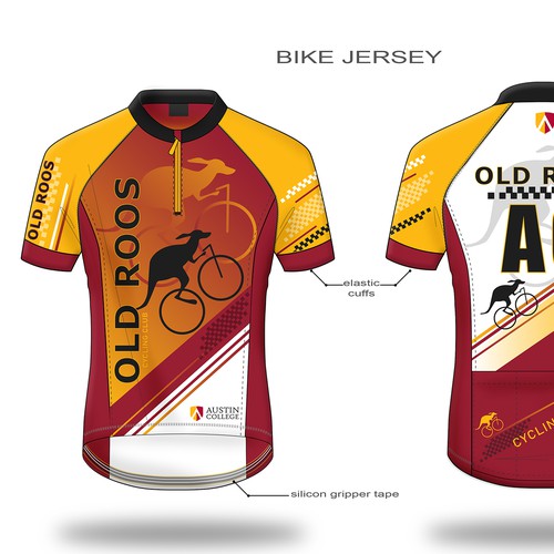 Design for cycling club jersey.