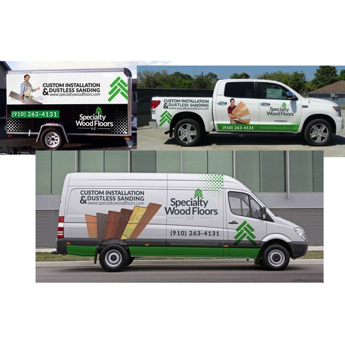 Truck Wrap for Specialty Wood Floors!