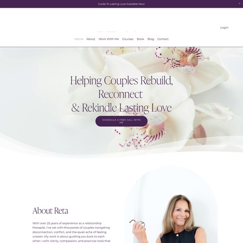Website Design for a Therapist