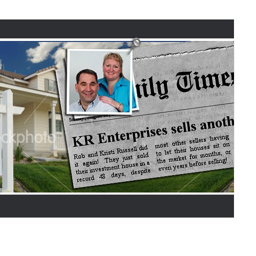 Banner ad for real estate
