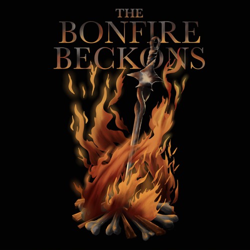 illustration the bonfire beckons