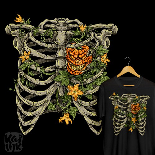 T-shirt design for halloween addicts