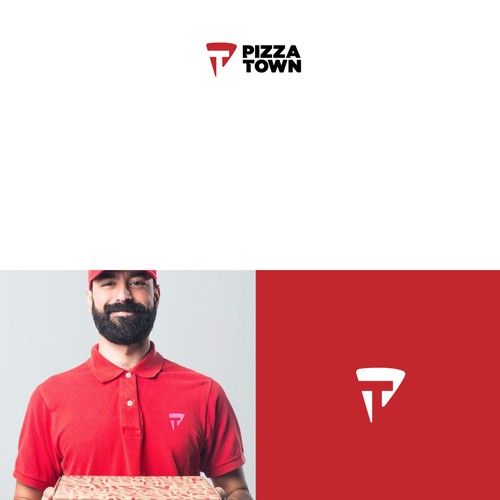 Monogram  logo for pizza restaurant.
