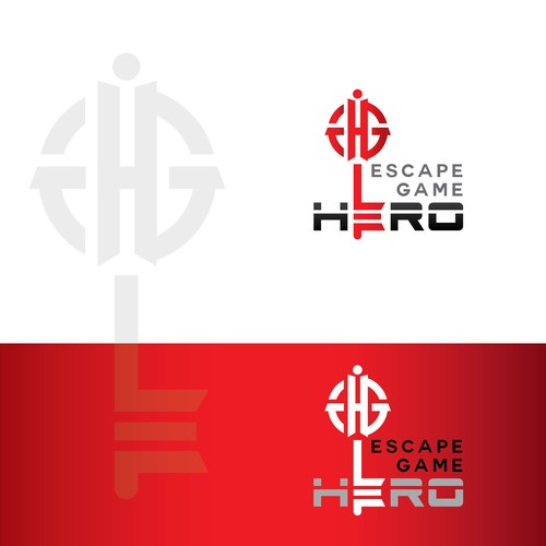 Escape Game Hero logo design