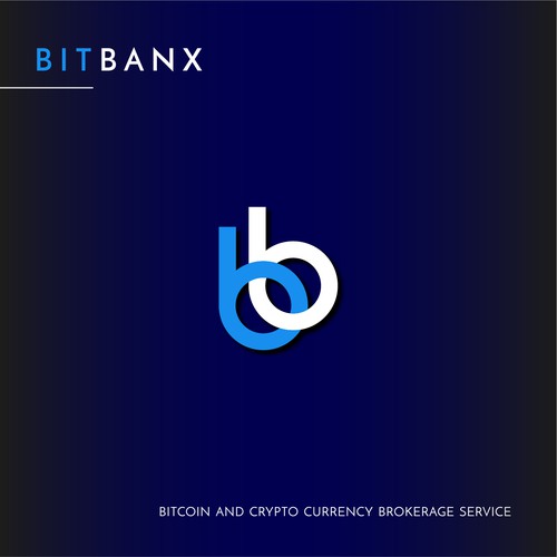 Eye-catching logo for a bitcoin brokerage service