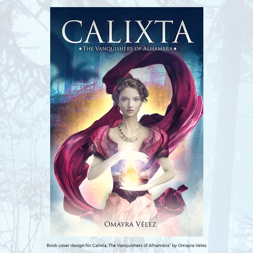 Book cover design for a fantasy series book 