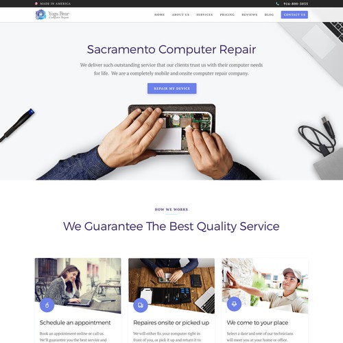 Landing page