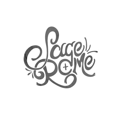 Hand drawn logo for event company