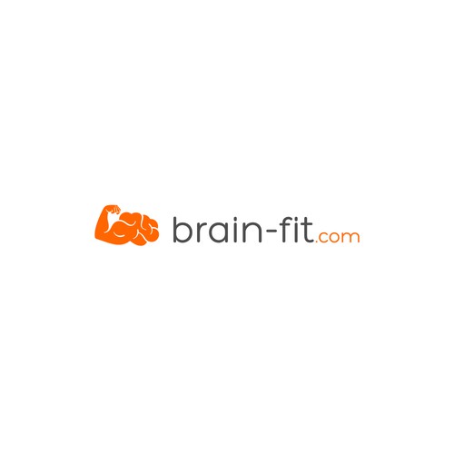 Logo for the website, that offers simple online brain games and riddles. 