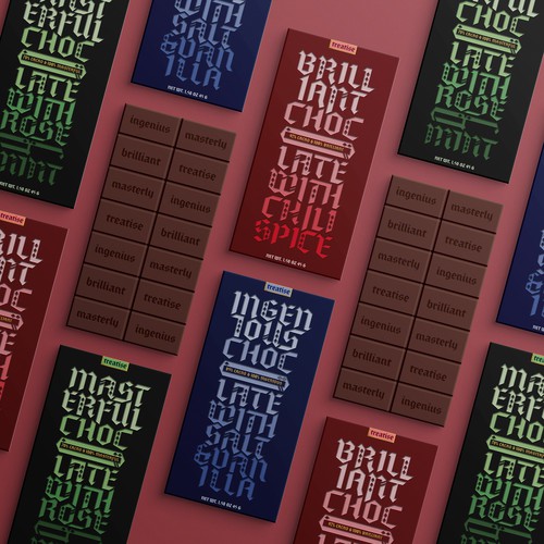 Chocolate Bar Packaging for Treatise