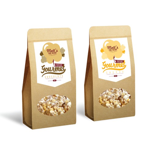 Create a great front and back label for our snacks