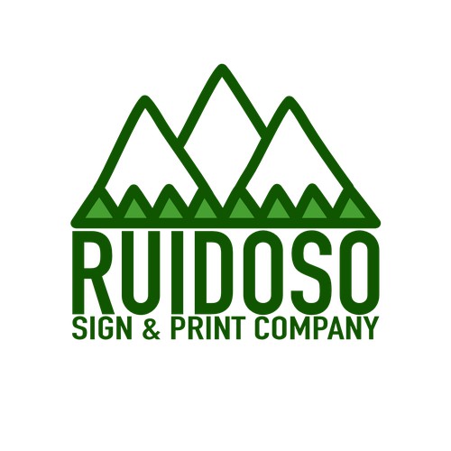 Ruidoso Sign and print logo
