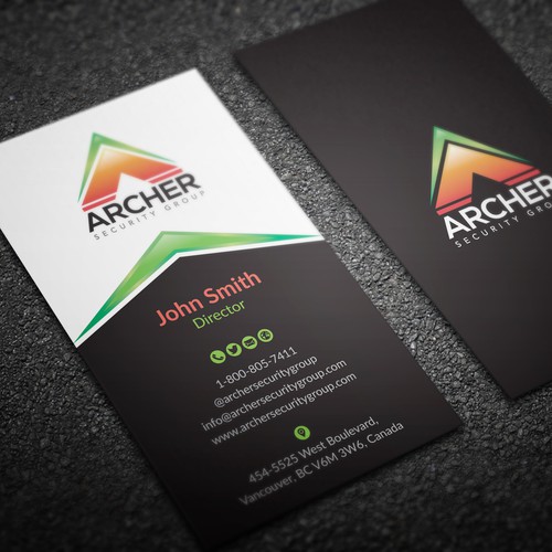 Business card design 