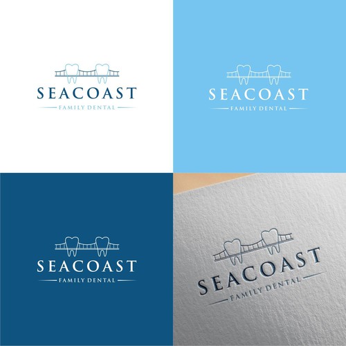 logo concept for seacoast family dental