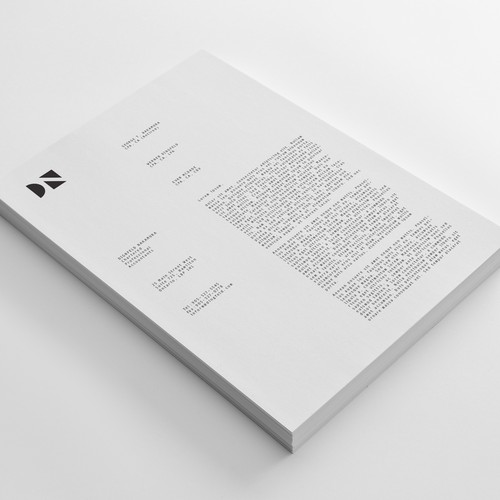 Letterhead Design For Dingfeld Nakamura