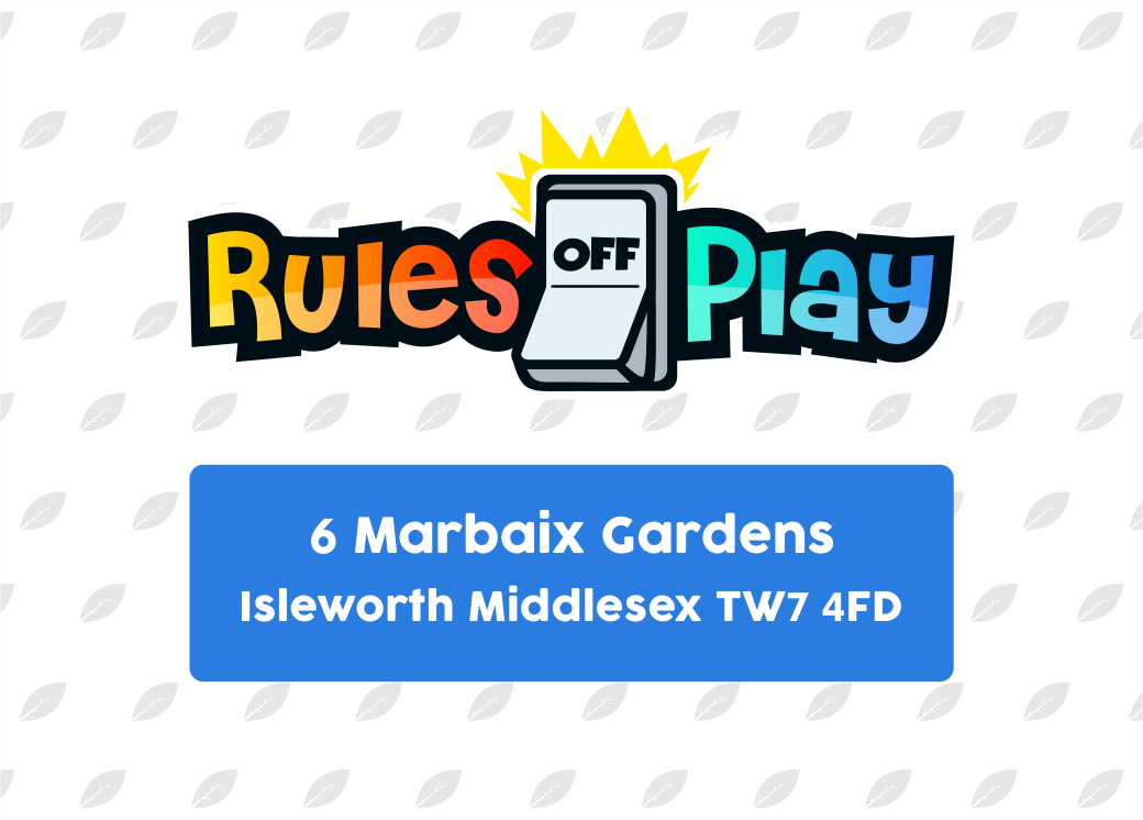 Packaging material for Rules Off Play