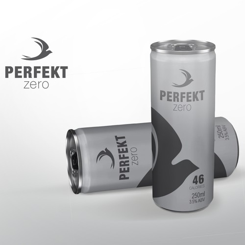 Perfekt energy drink Label design 
