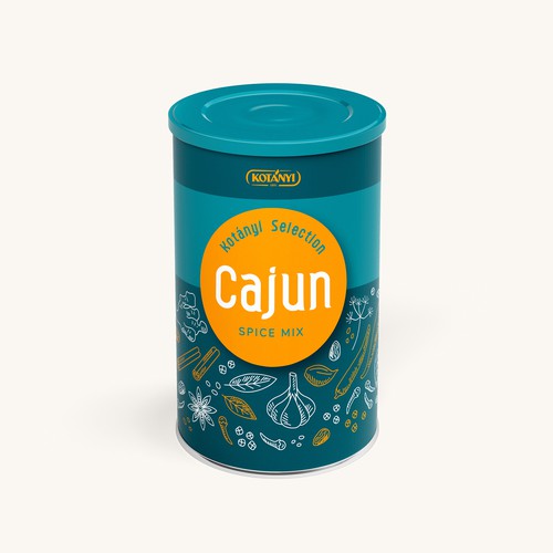 Spice tin packaging