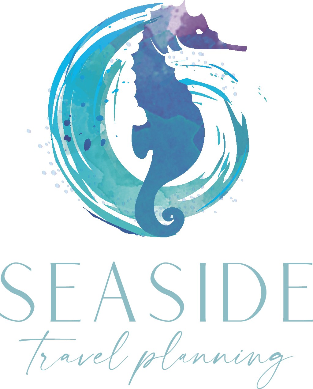 Luxury travel beach vacations! Travel Agency Logo