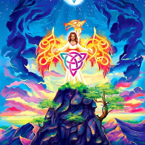 Surreal Celtic goddess