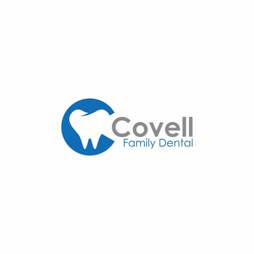 inviting logo for a dental office in Davis, CA.