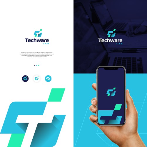 Logo designed for a tech company