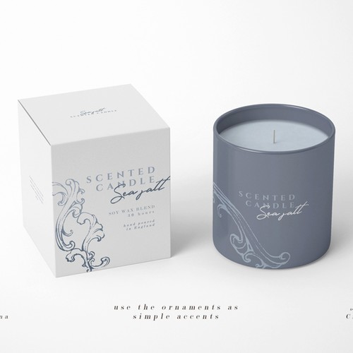 Candle Box Packaging Design