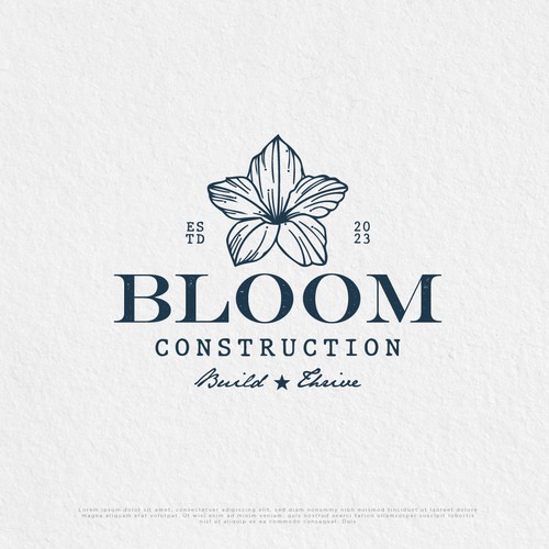 Logo design for construction company