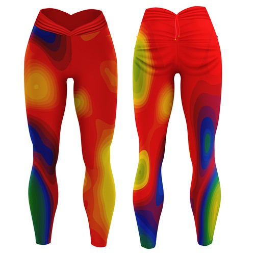 legging design with thermal body concept