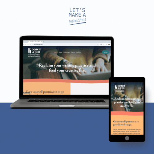 Website design, branding & build for women's writing workshops