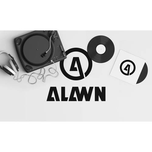 A logo for ALAWN, DJ/Music producer.