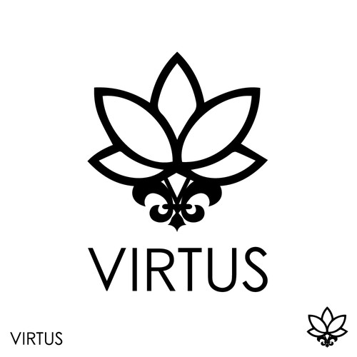 Luxury logo concept for Virtus