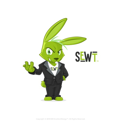 Sewt  bunny mascot