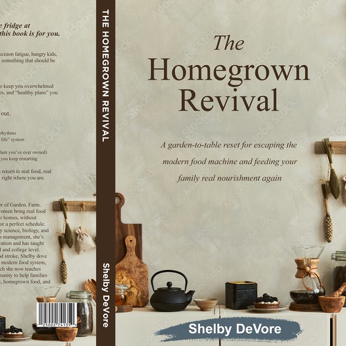 Simple, elegeant cook book cover