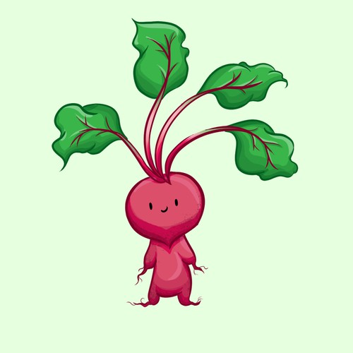 Create the mascot of VeggyDays, the vegan franchising by italian taste