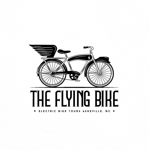 The Flying Bike Logo Design