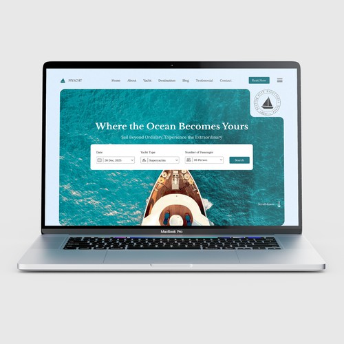 PIYacht – Luxury Yacht Booking Website