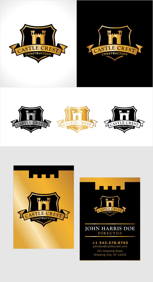 Create a winning logo design for Castle Crest Construction