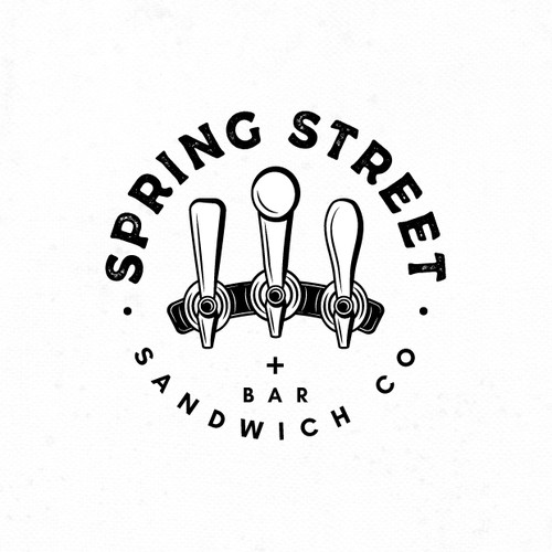 Logo for rad sandwiches and specialty drinks bar.