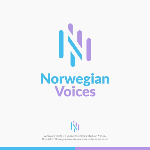 Logo concept for Norwegian Voices