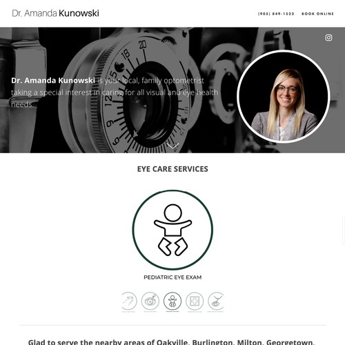 Optometry Website 