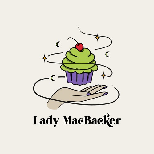 Lady MacBacker Logo Design