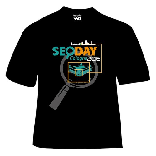 Shirt design concept for SEO DAY 2016